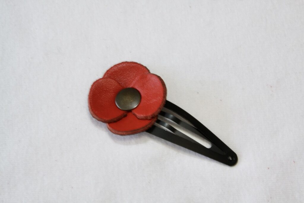 Pince à cheveux Coquelicot Petit modèle