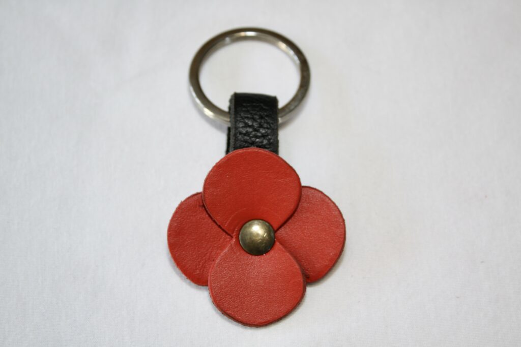 Porte clé Coquelicot Grand modèle