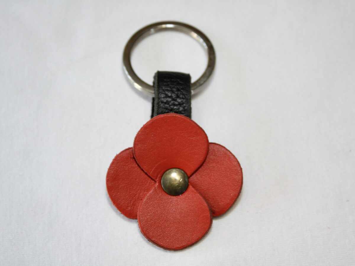 Porte clé Coquelicot Grand modèle